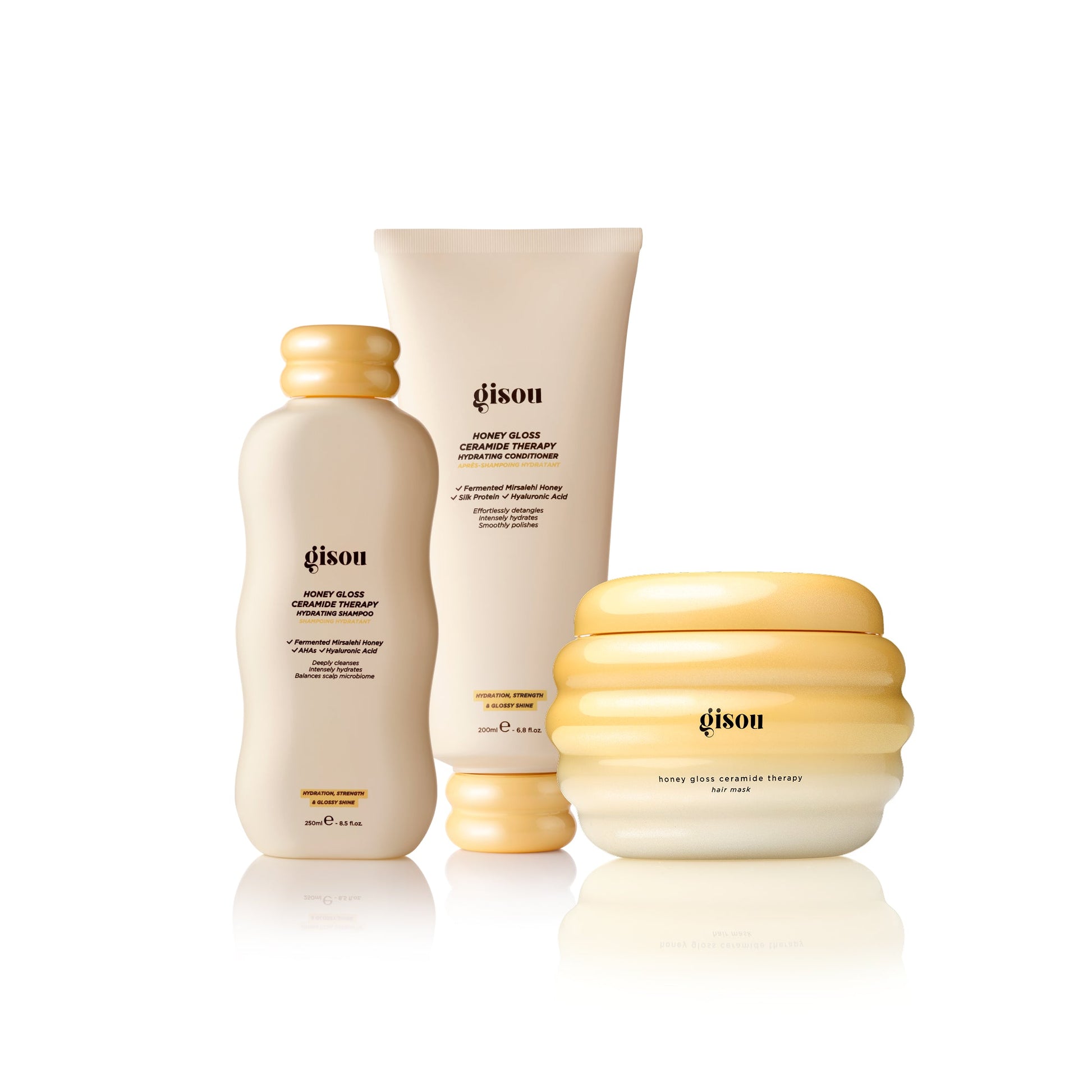 Honey Gloss Hair Wash Trio