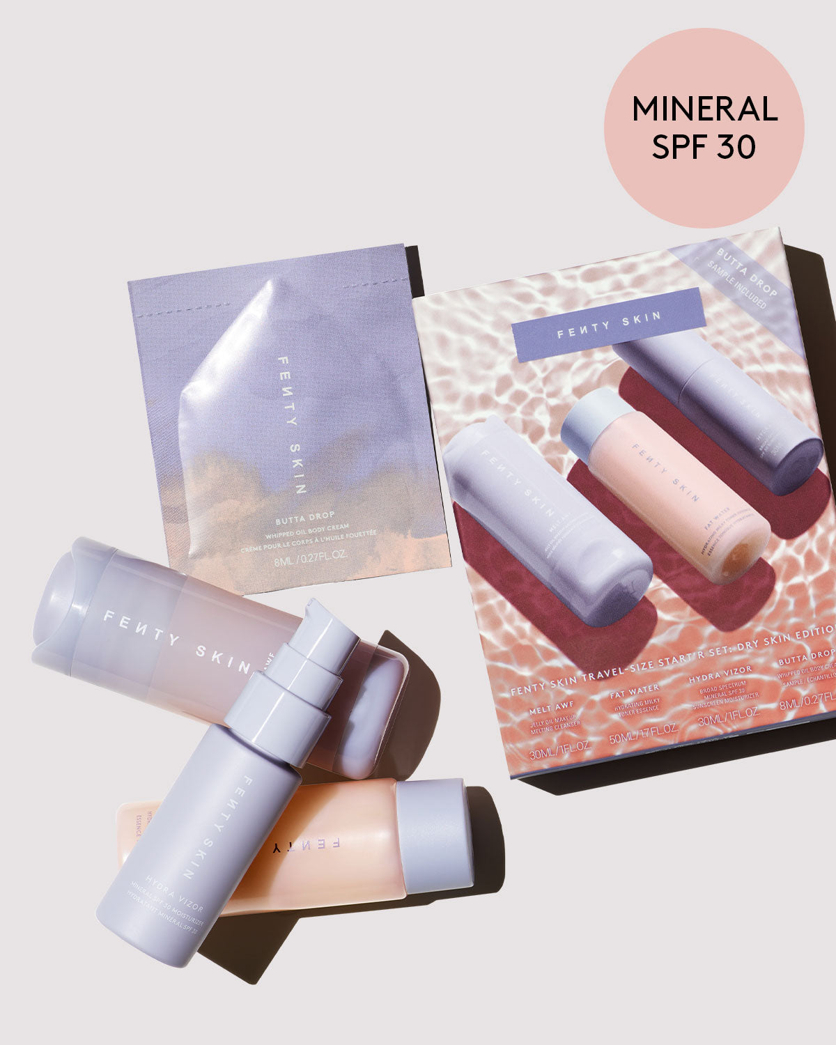 Fenty Skin Travel-Size Start'r Set with Mineral SPF: Dry Skin Edition - EU
