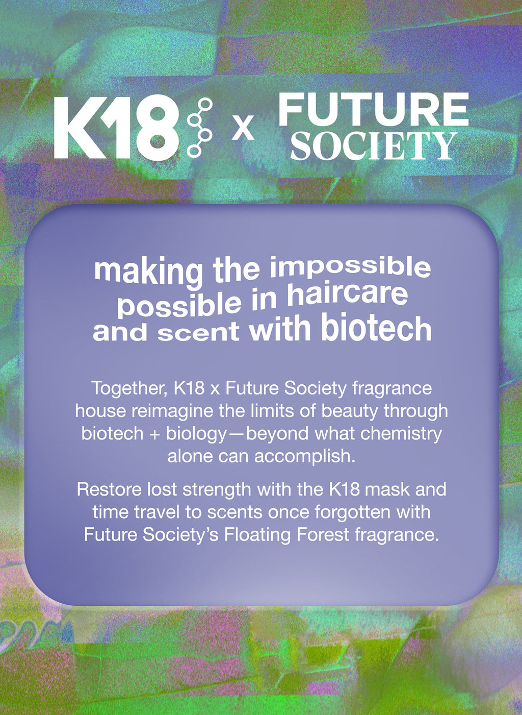 K18 x Future Society Limited Edition Scent Mask