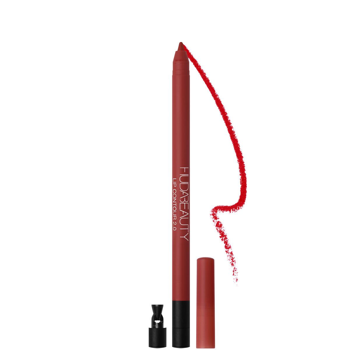 Huda Beauty Lip Liner Lip Contour 2.0 Automatic Matte Lip Pencil (Universal Red)