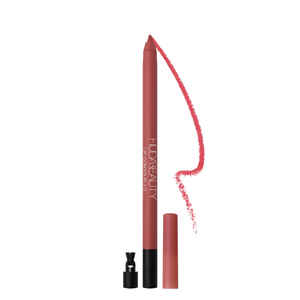 Huda Beauty Lip Liner Lip Contour 2.0 Automatic Matte Lip Pencil (Vivid Pink)