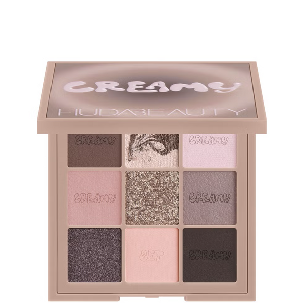 HUDA BEAUTY CREAMY OBSESSIONS EYESHADOW PALETTE (GREIGE CREAMY OBSESSIONS)