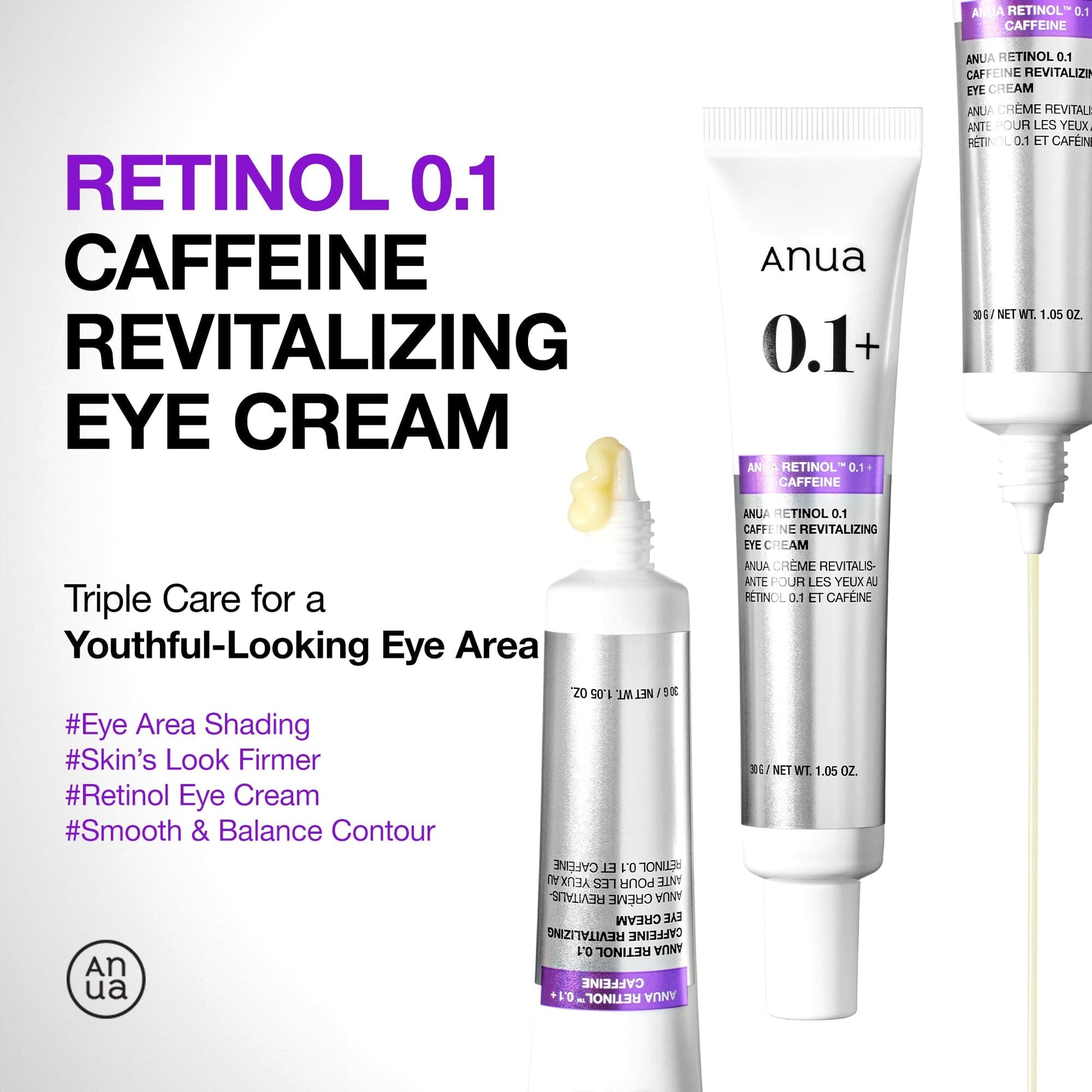 Retinol 0.1 Caffeine Revitalizing Eye Cream