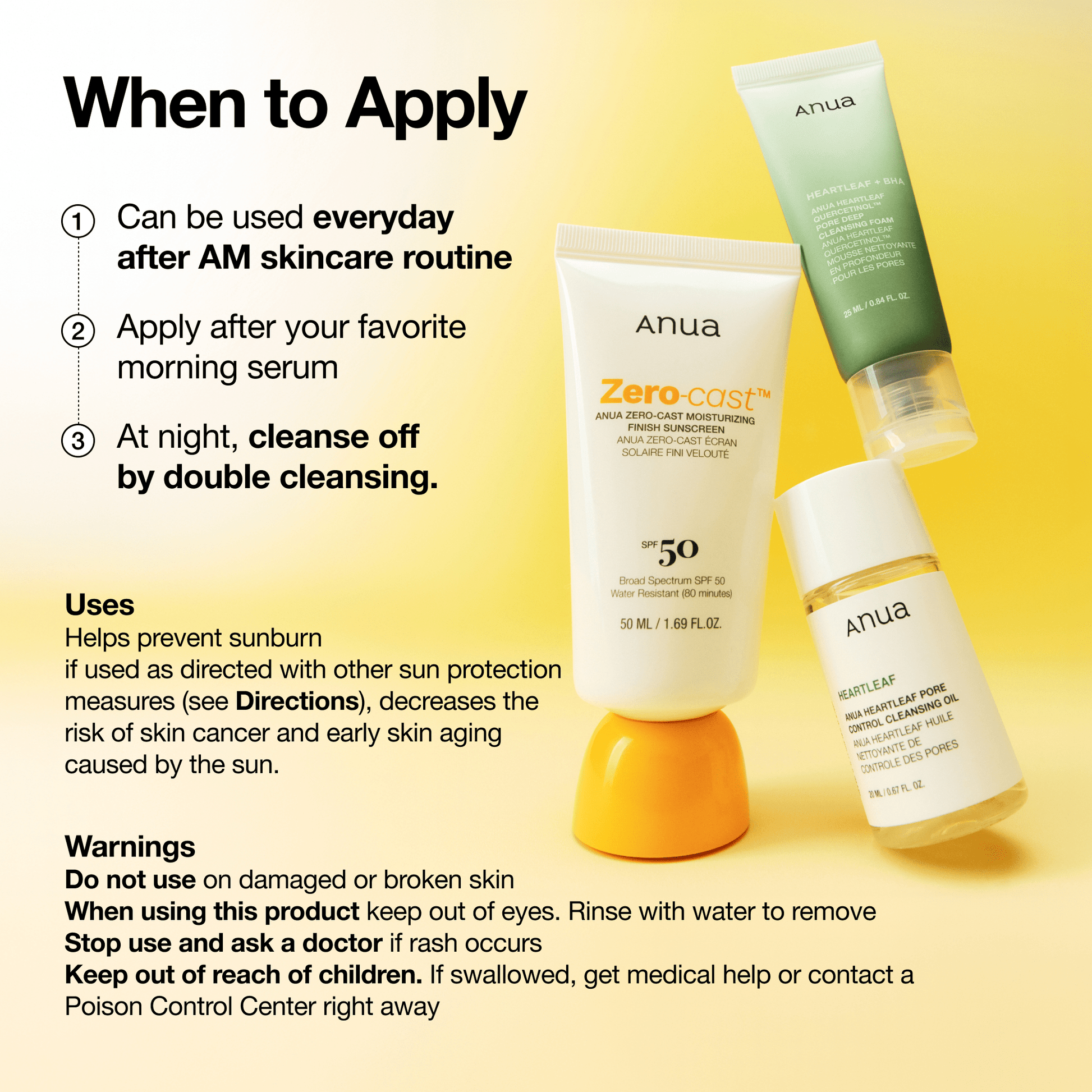 Zero-cast Moisturizing Finish Sunscreen